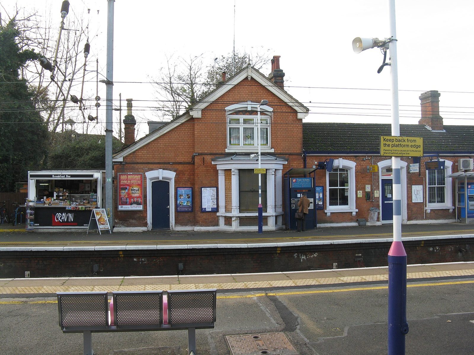 The station building at Flitwick, on the Midland Main Line